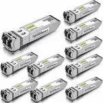 Cisco SFP-10G-SR lot of 10 Compatible Transceiver 10G SFP+ 10GBase-SR MMF 300m