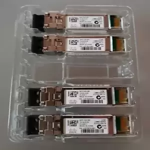 LOT OF 4 Cisco SFP-10G-SR 10-2415-03 850nm Transceiver