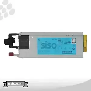 LOT OF 2 754377-001 723594-001 HPE 500W FLEX SLOT PLATINUM HOT PLUG POWER SUPPLY