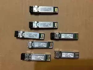 LOT OF 7 GENUINE CISCO FET-10G 10-2566-02 FABRIC EXTENDER SFP+ TRANSCEIVERS C4-7