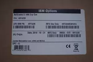 Brand New Sealed IBM NetXtreme II 1000 Quad Port Ethernet 49Y7949 49Y4220