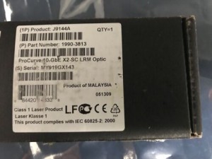 J9144A HP HPE X131 10G X2 SC LRM Transceiver NEW SEAL