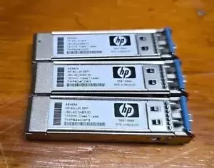 Lot Of 3 HP 416829-001 4GB LONGWAVE FC SFP TRANSCEIVER - AE493A