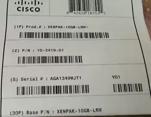 New Cisco XENPAK-10GB-LRM 10 Gigabit 1310nm 10km Transceiver Module