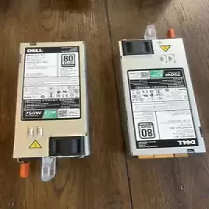 Lot of (2) Dell 750W Power Supply for Server - Model D750E-S6