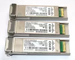 Lot of 3 -Cisco | ONS-XC-10G-EP36.6 | 9.95GBPS-11.3GBBPS DWDM Transceiver Module