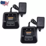 2PCS Original Baofeng CH-5 Charger For UV-5R DM-5R BF-F8+ BF-F8HP UV-6R Radios