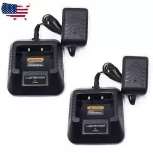 2PCS Original Baofeng CH-5 Charger For UV-5R DM-5R BF-F8+ BF-F8HP UV-6R Radios