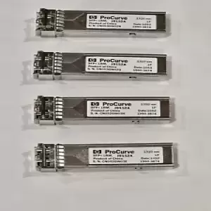Lot of 4 HP J9152A Sfp+ Transceiver Module - 10gbase-LRM