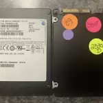 Samsung MZ-ILS1T90 PM1633 EMC 118000202 1.92TB SAS 2.5" SSD 89-90%  Health