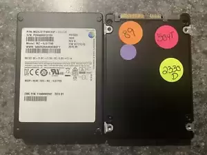 Samsung MZ-ILS1T90 PM1633 EMC 118000202 1.92TB SAS 2.5" SSD 89-90%  Health