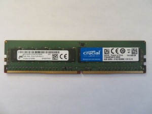 Micron 8Gb PC4-2133P 2133Mhz DDR4 1Rx4 ECC RDIMM Server RAM MTA18ASF1G72PZ