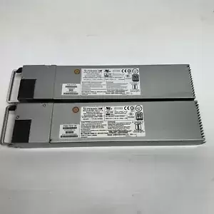 LOT OF 2 Supermicro PWS-741P-1R 1U 740W PSU 80 Plus Platinum Power Supply