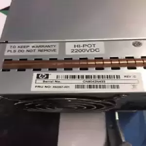 592267-001 HP StorageWorks PS2000 G3 MSA2000 573 WATT PS