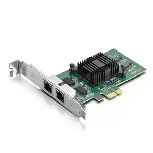 For Intel E1G42ET 1.25G Network Card Dual RJ45 PCIe 2.0 X1 with Intel 82576 Chip