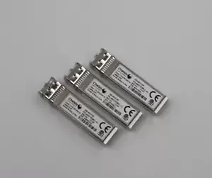 Lot of 3 Cisco 10GB SFP+SR 10G-SR 260-0012-00 Transceiver Module FTLX8571D3BCL-C
