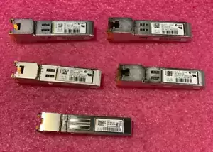 Lot of 5 Cisco GLC-T 30-1410-03 1Gbps RJ-45 SFP Transceiver Modules