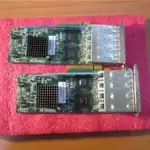 LOT OF 2 PE2G4SFPI6L-R SILICOM 4-PORT SFP GIGABIT PCIe ETHERNET SERVER ADAPTER