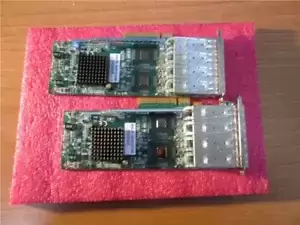 LOT OF 2 PE2G4SFPI6L-R SILICOM 4-PORT SFP GIGABIT PCIe ETHERNET SERVER ADAPTER