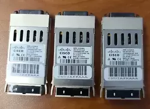 Lot Of 3 Cisco WS-G5484 1000Base-SX GBIC Transceivers Genuine Cisco mod 30-0759