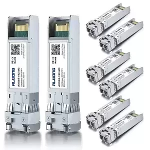 10-PACK For Cisco SFP-10G-SR Transceiver 10GBASE-SR 10G SFP+ Multi-mode 300M