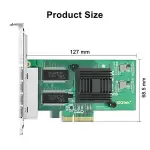 For Intel I350-T4 1G Network Adapter Quad Port Ethernet Server Adapter PCIe X4
