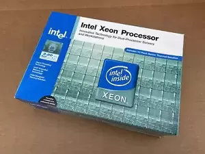 NEW SEALED 2004 INTEL XEON PROCESSOR 3.20 GHZ  DUAL MICRO-PGA 604-PIN SL7PF