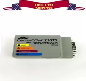 CENTRECOM ALLIED TELESYN AT-210TS RJ45 TWISTED PAIR TRANSCEIVER IEEE 802.3 CISCO
