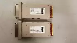 Lot Of 2 Genuine Cisco DS-X2-FC10G-CX4 V01 Transceiver Module