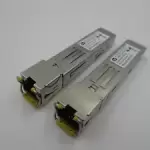 Lot of 2 HP X126 1G SFP RJ45 T Cooper Transceiver Module P/N: JC009A Tested