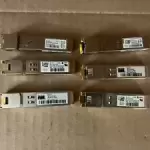 LOT OF 6 30-1410-03 GLC-T CISCO 1000BASE-T SFP+ RJ-45 V04 TRANSCEIVER-0 M5-2(9)