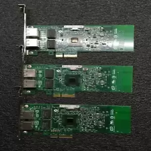 Lot of 3 Intel E1G42ETBLK Gigabit  Dual Port Server Adapter