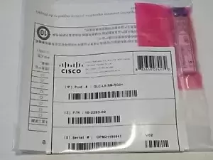 Cisco SFP Transceiver GLC-LX-SM-RGD 1000Base  ,10km,New ,Seal,$175/unit,(60 avl)