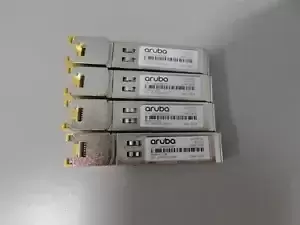 4x HP Aruba J8177D 1000BASE-T 1G SFP RJ45 Transceiver Modules
