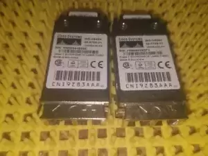 LOT OF 2 Genuine Cisco WS-G5484 1000BASE-SX GBIC Transceiver 30-0759-01