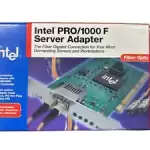 NEW Intel Pro/1000 F Server Adapter Fiber Optic Server Card