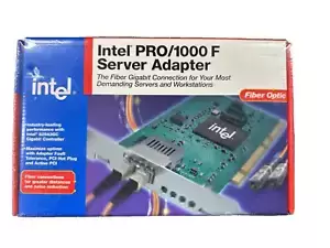 NEW Intel Pro/1000 F Server Adapter Fiber Optic Server Card