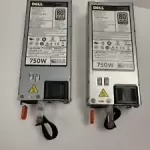 2 Dell 750W Power Supply Servers 80 Plus Platinum.   Untested