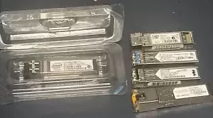 LOT OF x5 SFP Transceiver Module’s Module CISCO / INTEL / FINISAR / QUAGWIRE