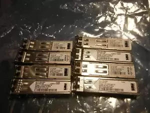 Lot of 8 Genuine Cisco GLC-SX-MM 1000BASE-SX SFP Transceiver Modules