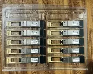 Lot Of 10 - Cisco QSFP-40G-SR4 40Gb QSFP Transceiver. New & Genuine.
