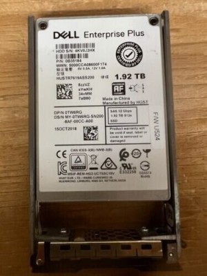 TW6RG - DELL COMPELLENT 1.92TB 2.5" SAS 12Gb/s B35184