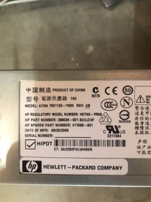 411099-001 398026-001 2250W Blade Server Power Supply HP BLC7000 HSTNS-PR09