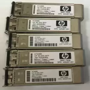 Lot of 5x HP A7446B StorageWorks 4G SW SFP 405287-001 Transceiver Module
