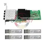 Intel 10Gbps PCI-e(3.0) x8 X710-DA4 Ethernet Server Adapter & Intel 850nm Module
