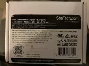 StarTech.com Cisco QSFP-40G-LR4-S Compatible QSFP+ - 40 Gb Fiber 40GBase-LR4