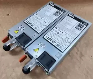 Lot of 2 Dell 38GYJ 1100W Power Supply Unit for PowerEdge R620 R720