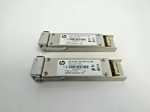 HP Lot of 2 JC011A X136 10Gbps 10GBase-SR MMFDuplex LC XFP AFBR-720XPDZ-TP1 B-7