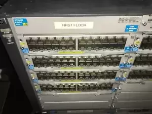 HP  ProCurve 5412zl J8698A Managed Layer 3 Rack Switch PoE 164 ports 4xPS 4xsfp