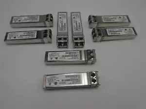 LOT OF 8 HP 455883-B21 455885-001 C-CLASS 10G SFP+ LC SR TRANSCEIVER